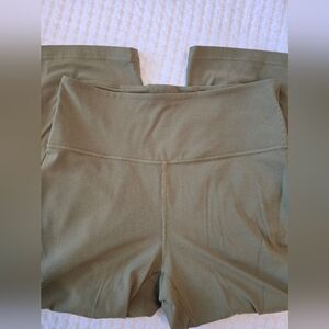 Lululemon Athletica Khaki Flared Capris